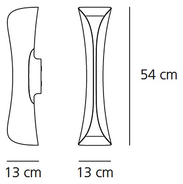 Artemide designová nástěnná svítidla Cadmo Parete