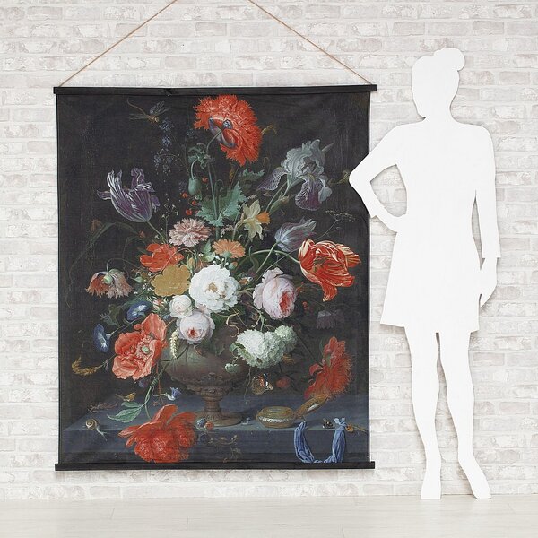 Kakemono Flowers 124x148 cm