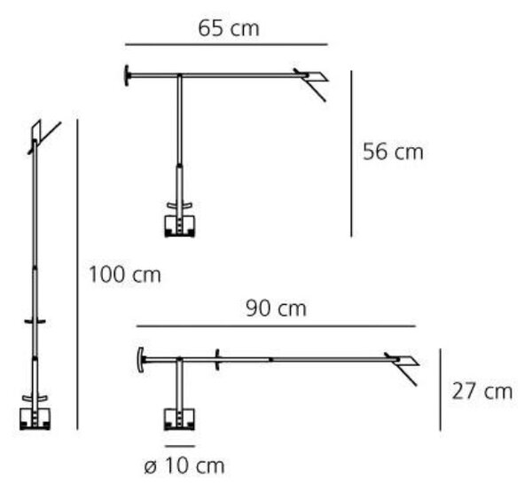 Artemide designové stojací lampy Tizio 35 Terra