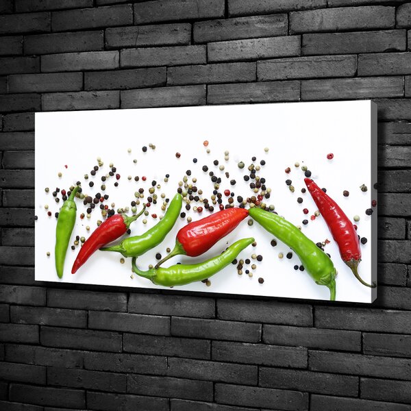 Foto obraz na plátně do obýváku Chilli papričky oc-166768878