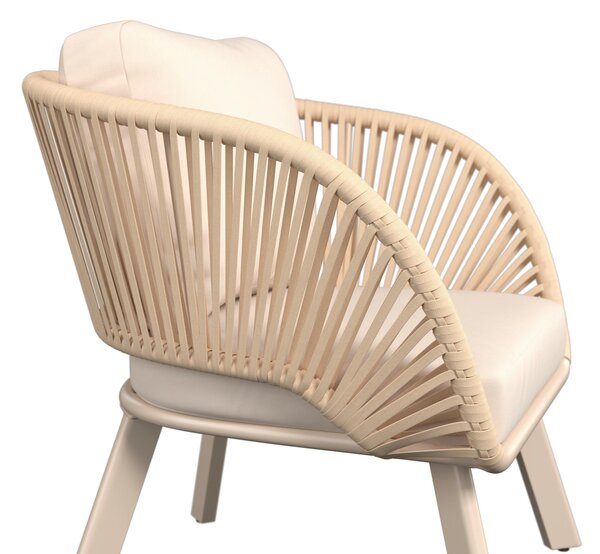 KŘESLO NA TERASU, kov, textil Ambia Garden - Zahradní křesla