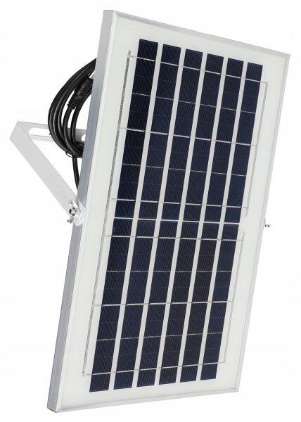 LED Stmívatelný solární reflektor LED/50W/3,2V 5000K 6000 mAh IP65 černá + DO
