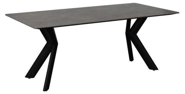 ZAHRADNÍ STŮL, kov, keramika, 200/100/76 cm Amatio - Venkovní stoly