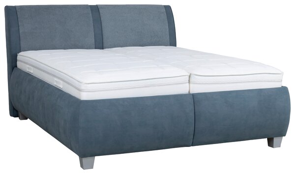 ČALOUNĚNÁ POSTEL, 180/200 cm, modrošedá Beldomo - Sleep - Postele s úložným prostorem
