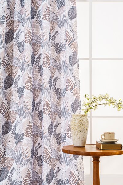 Designový závěs ALOFA 140x270 cm, vzorovaný Zavěšení: Řasící páska