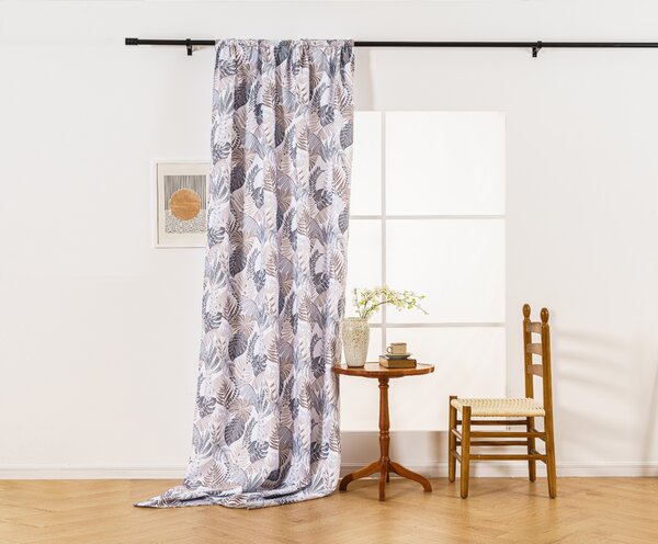 Designový závěs ALOFA 140x270 cm, vzorovaný Zavěšení: Řasící páska