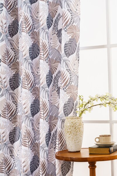 Designový závěs ALOFA 140x270 cm, vzorovaný Zavěšení: Řasící páska