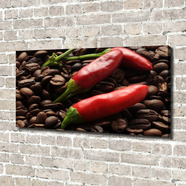 Foto obraz canvas Chilli a káva oc-171908547