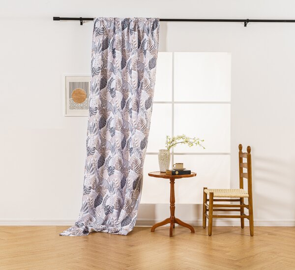 Designový závěs ALOFA 140x270 cm, vzorovaný Zavěšení: Řasící páska