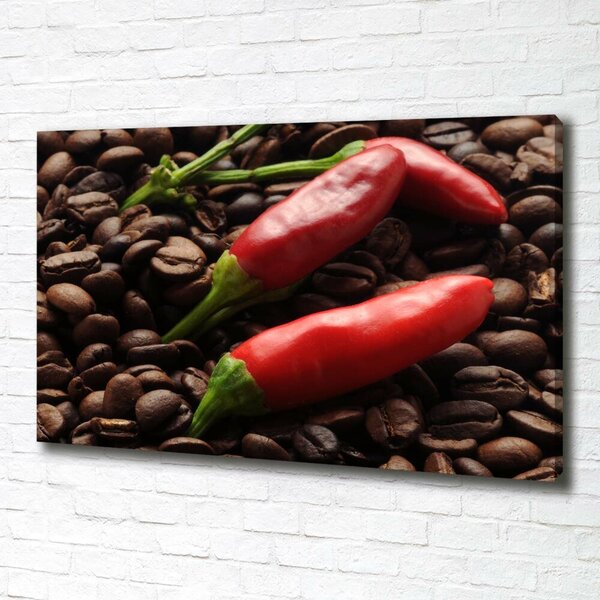 Foto obraz canvas Chilli a káva oc-171908547