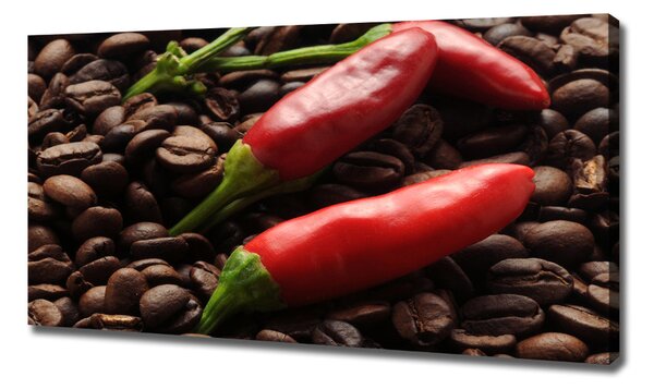 Foto obraz canvas Chilli a káva oc-171908547