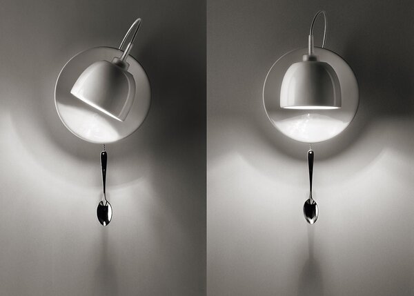 Ingo Maurer designová nástěnná svítidla Light Au Lait