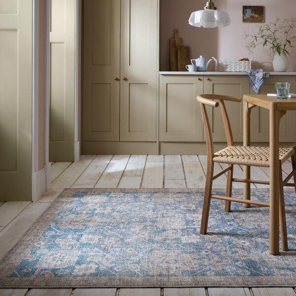 Modrý pratelný koberec 190x290 cm Orelia Global – Flair Rugs