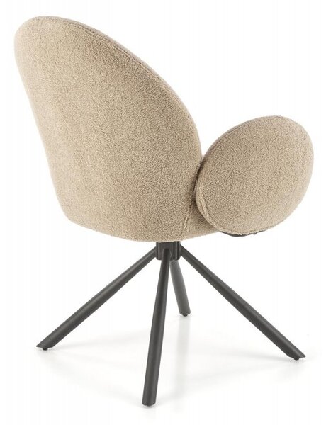 Halmar Otočná židle / křeslo K498 cappuccino