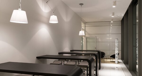 Artemide designová závěsná svítidla Tolomeo Decentrata Sospensione