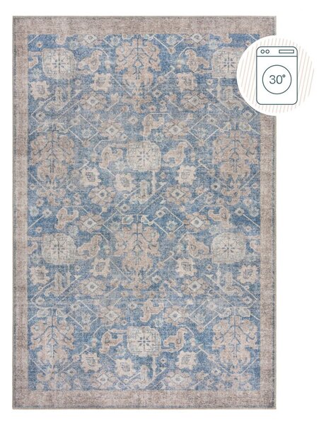 Modrý pratelný koberec 190x290 cm Orelia Global – Flair Rugs
