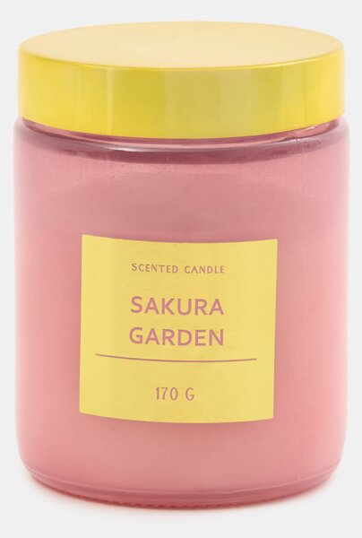 Sinsay - Vonná svíčka Sakura Garden - pastelová růžová