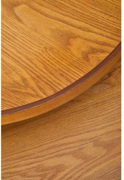 Kulatý odkládací stolek v dekoru borovice ø 60 cm Viborg – Premier Housewares