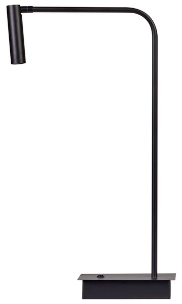 LED stolní lampa LAWSON Nastavitelná Kov Černá