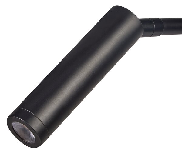 LED stolní lampa LAWSON Nastavitelná Kov Černá
