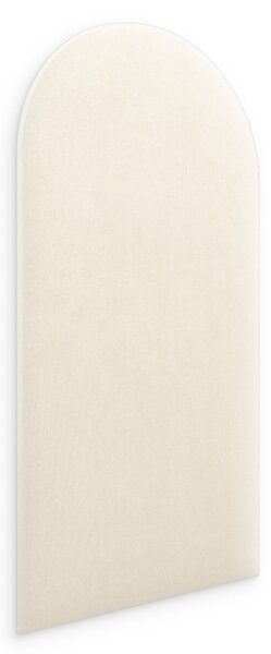 Sametový čalouněný panel - Oblouk - 30x100cm Farba: Krémová