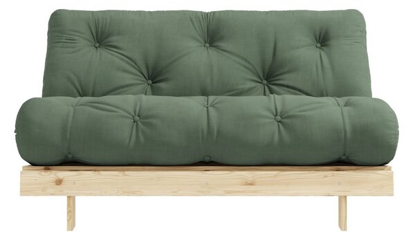 Zelená rozkládací pohovka 140 cm Roots - Karup Design