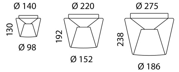 Serien Lighting stropní svítidla Annex opal S