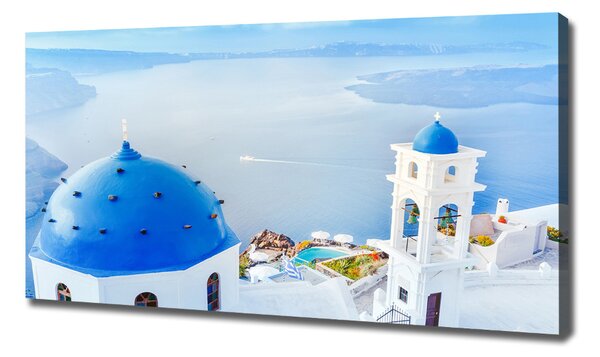 Moderní fotoobraz canvas na rámu Santorini Řecko oc-183531188