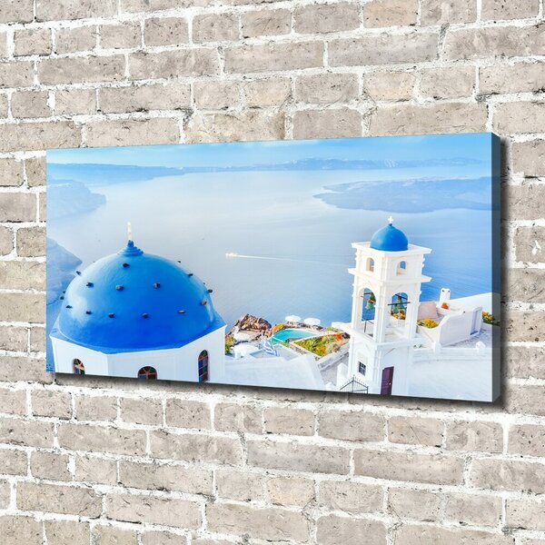 Moderní fotoobraz canvas na rámu Santorini Řecko oc-183531188