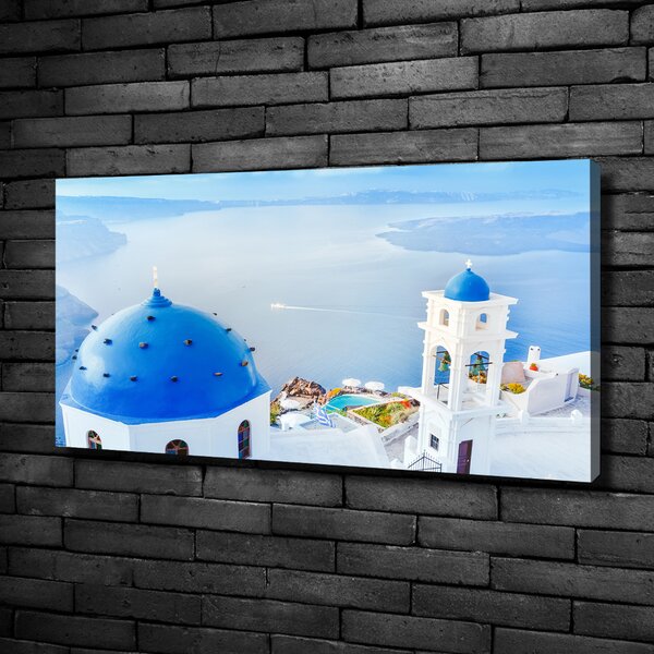 Moderní fotoobraz canvas na rámu Santorini Řecko oc-183531188