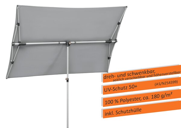BOČNÍ SLUNEČNÍK 190/188/140 cm - Online Only zastínění, Online Only