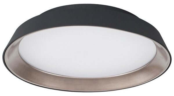 Černé kovové stropní LED světlo Nova Luce Vela 45 cm
