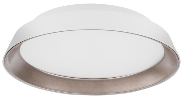 Bílé kovové stropní LED světlo Nova Luce Vela 45 cm