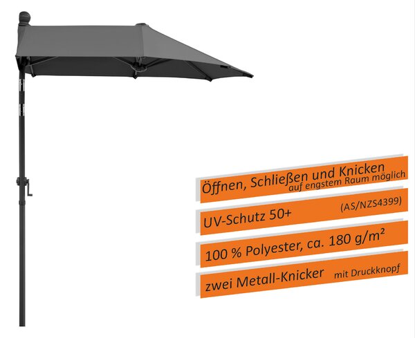BOČNÍ SLUNEČNÍK 150/228/150 cm - Online Only zastínění, Online Only