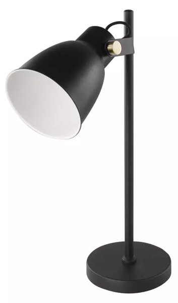 EMOS Černá stolní lampa pro žárovku E27 Z7621B