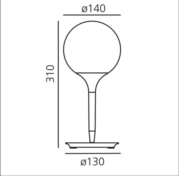 Artemide designové stolní lampy Castore Tavolo 14