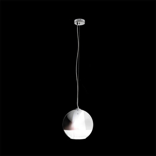 BEAU MONDE 35 závěsná chromované sklo/čiré sklo 230V E27 60W - RED - DESIGN RENDL