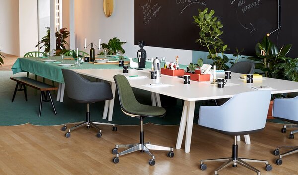 Vitra designové kancelářské židle Eames Plastic Side Chair (PSCC)
