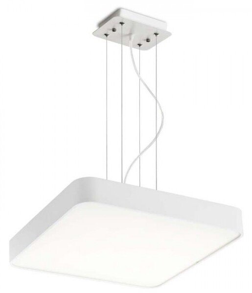 MENSA 48 SQ závěsná bílá 230V LED 56W 3000K - RED - DESIGN RENDL