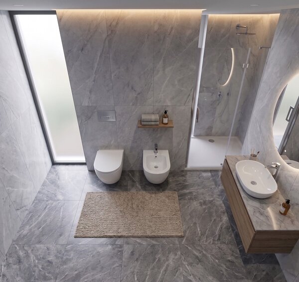 Erga Lily, závěsný bidet 490x360x320 mm, bílá lesklá, ERG-V03-LILY-BD-WH