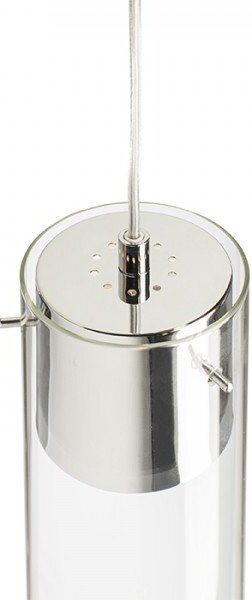 GARNISH závěsná čiré sklo/chrom 230V GU10 9W - RED - DESIGN RENDL