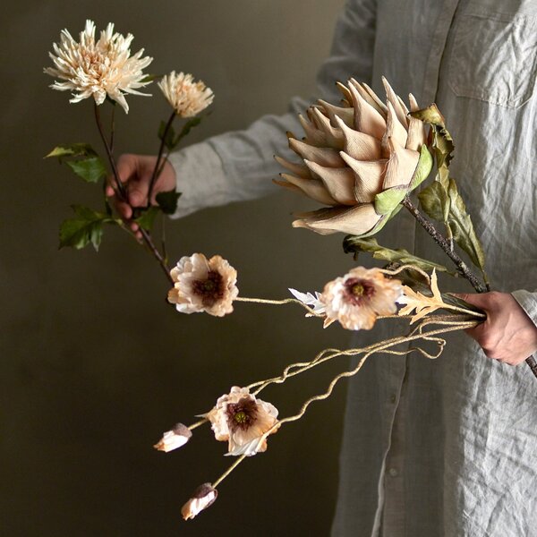 Bloomingville Umělá květina Chrysantenum 80 cm