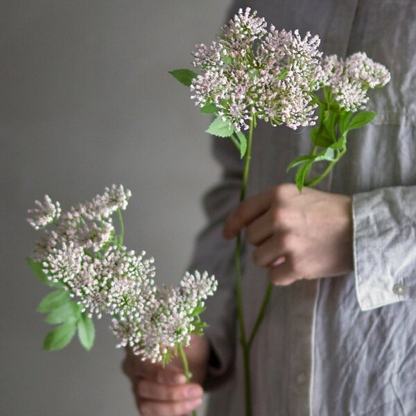 Růžová umělá květina Bloomingville Fennel 66 cm