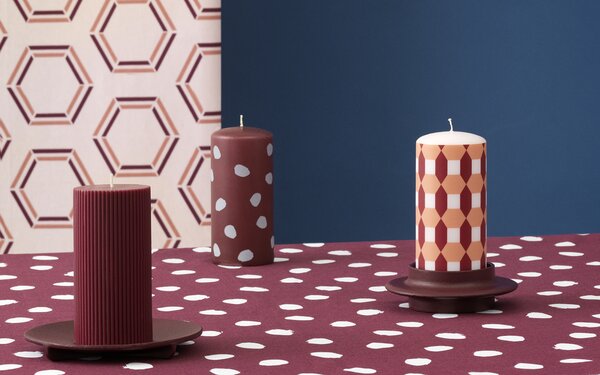 Normann Copenhagen designové svícny Heima Block Candle Holder