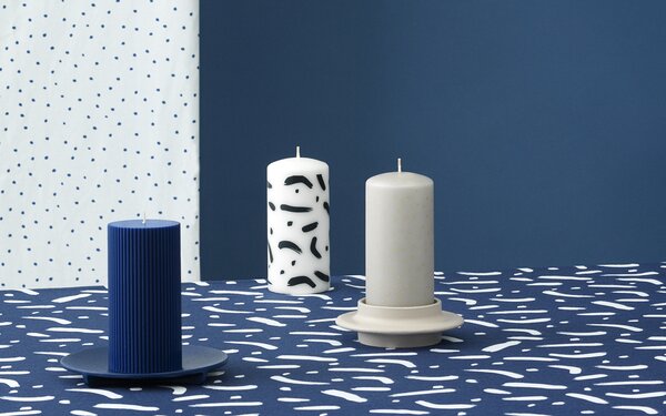 Normann Copenhagen designové svícny Heima Block Candle Holder
