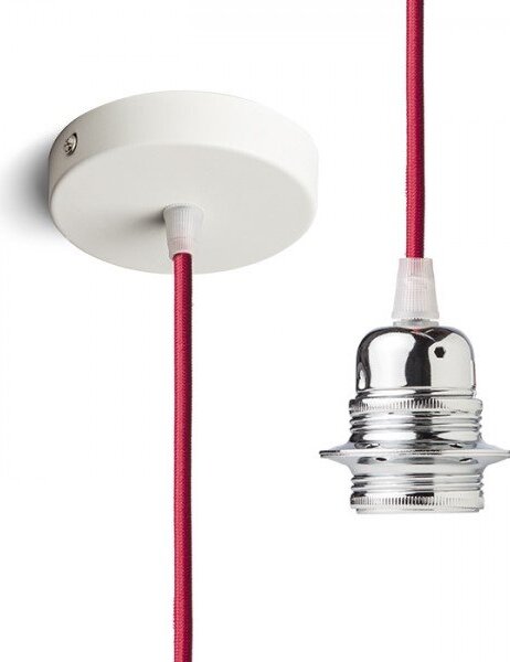 ELISA závěsná sada BZ+ČEK+CHO 230V E27 28W - RED - DESIGN RENDL