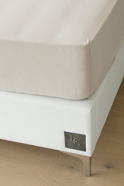 Prostěradlo Natur ELASTAN PREMIUM Jersey s elastanem PREMIUM 90-100 x 200-220/40