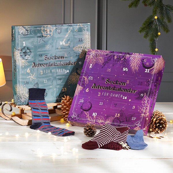 Weltbild Adventní kalendář Pánské ponožky