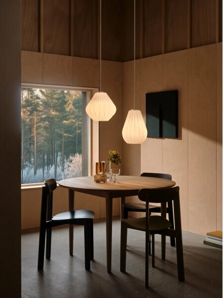Nordlux - Lustr na lanku SALLINO 1xE27/15W/230V pr. 24 cm bílá