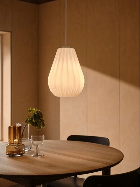 Nordlux - Lustr na lanku SALLINO 1xE27/15W/230V pr. 24 cm bílá